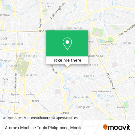 Ammex Machine Tools Philippines map