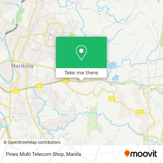 Pines Multi Telecom Shop map