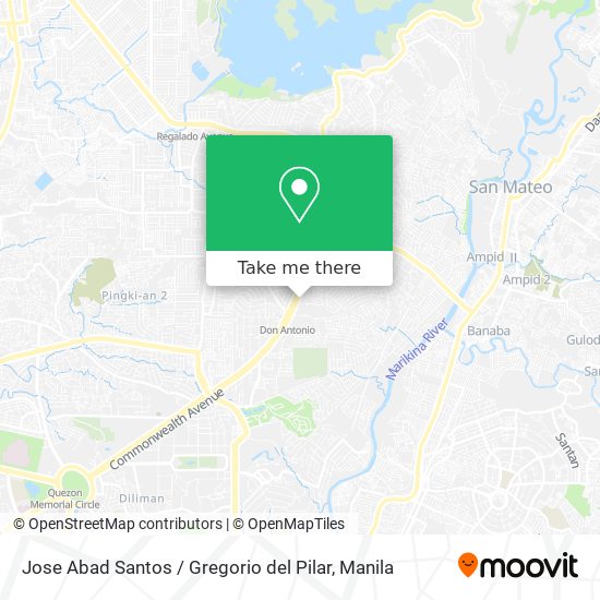 Jose Abad Santos / Gregorio del Pilar map