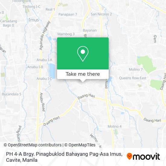 PH 4-A Brgy. Pinagbuklod Bahayang Pag-Asa Imus, Cavite map