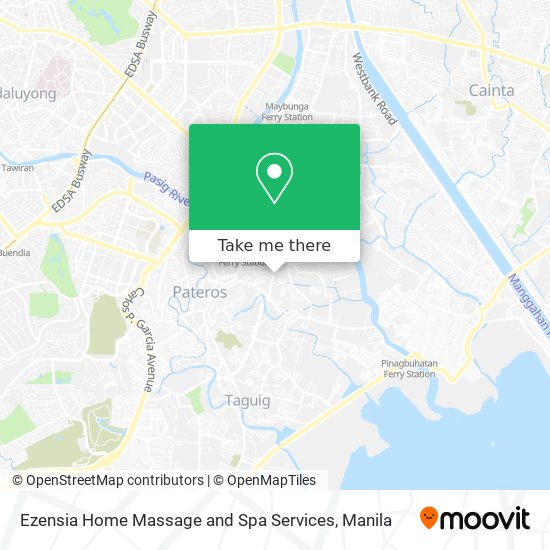 Ezensia Home Massage and Spa Services map