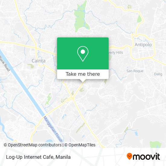 Log-Up Internet Cafe map