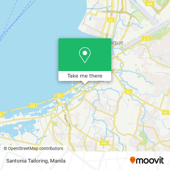 Santonia Tailoring map