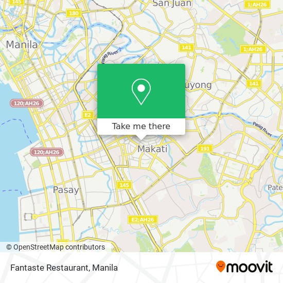 Fantaste Restaurant map