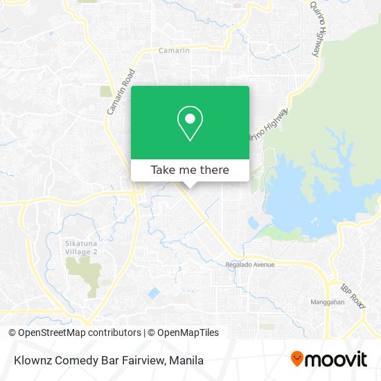 Klownz Comedy Bar Fairview map
