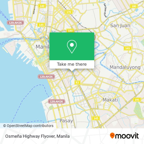 Osmeña Highway Flyover map