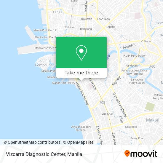 Vizcarra Diagnostic Center map