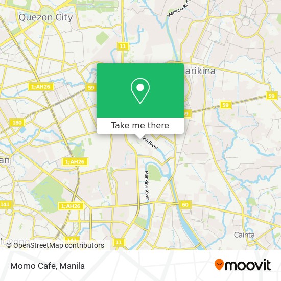 Momo Cafe map