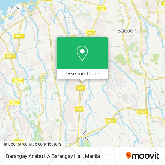 Barangay Anabu I-A Barangay Hall map