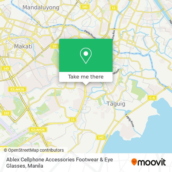 Ablex Cellphone Accessories Footwear & Eye Glasses map