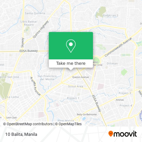 10 Balita map