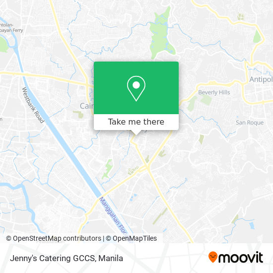 Jenny's Catering GCCS map