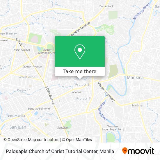 Palosapis Church of Christ Tutorial Center map