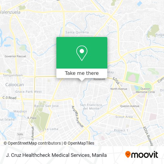 J. Cruz Healthcheck Medical Services map