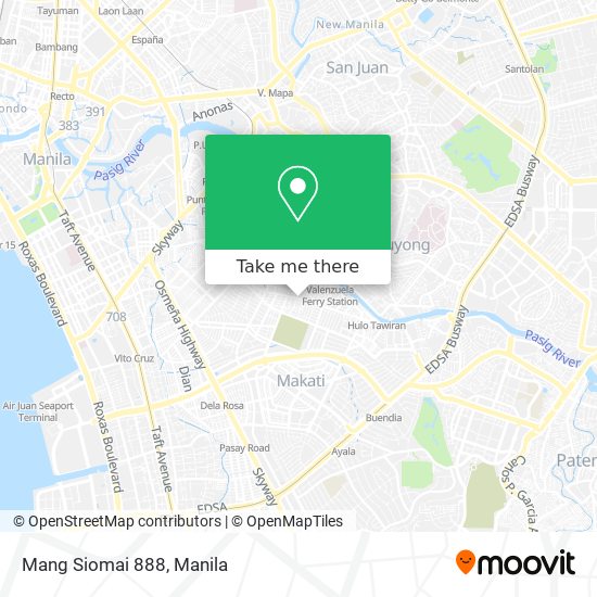 Mang Siomai 888 map