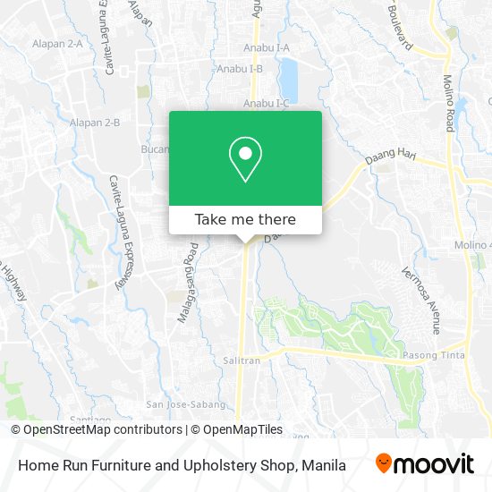 Home Run Furniture and Upholstery Shop map