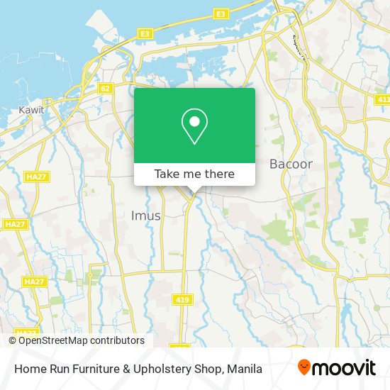 Home Run Furniture & Upholstery Shop map