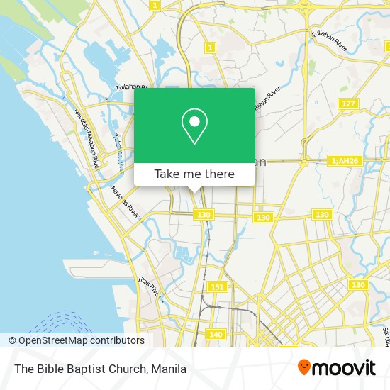 The Bible Baptist Church map