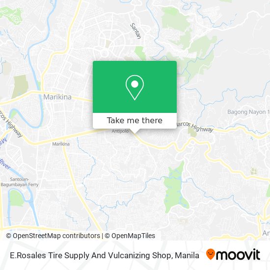 E.Rosales Tire Supply And Vulcanizing Shop map