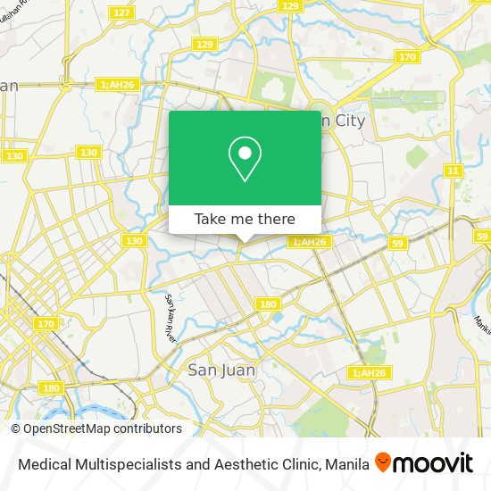Medical Multispecialists and Aesthetic Clinic map