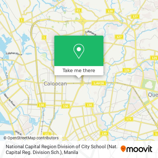 National Capital Region Division of City School (Nat. Capital Reg. Division Sch.) map