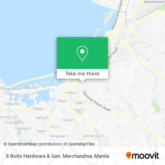 8 Bolts Hardware & Gen. Merchandise map