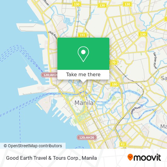 Good Earth Travel & Tours Corp. map