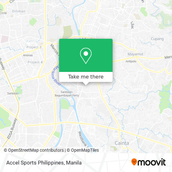 Accel Sports Philippines map