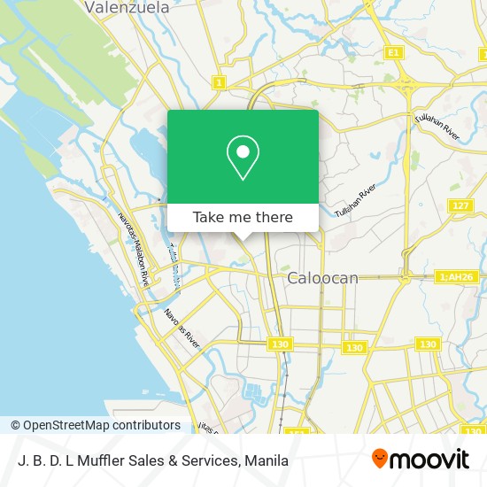 J. B. D. L Muffler Sales & Services map