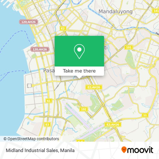 Midland Industrial Sales map
