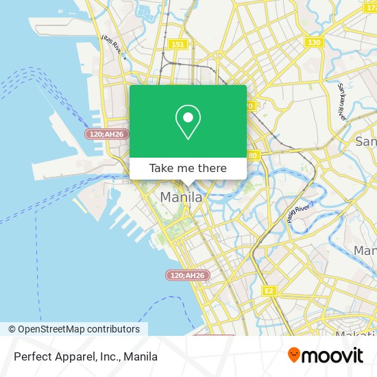 Perfect Apparel, Inc. map