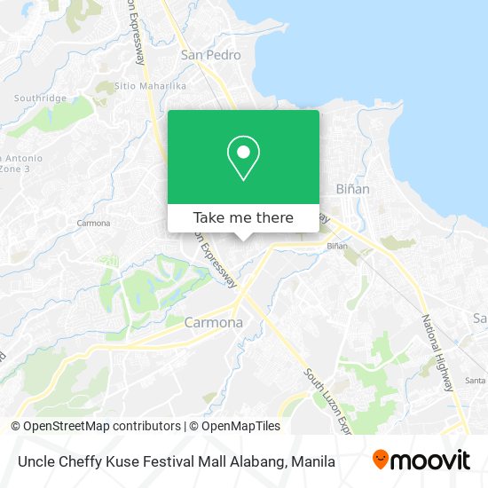 Uncle Cheffy Kuse Festival Mall Alabang map