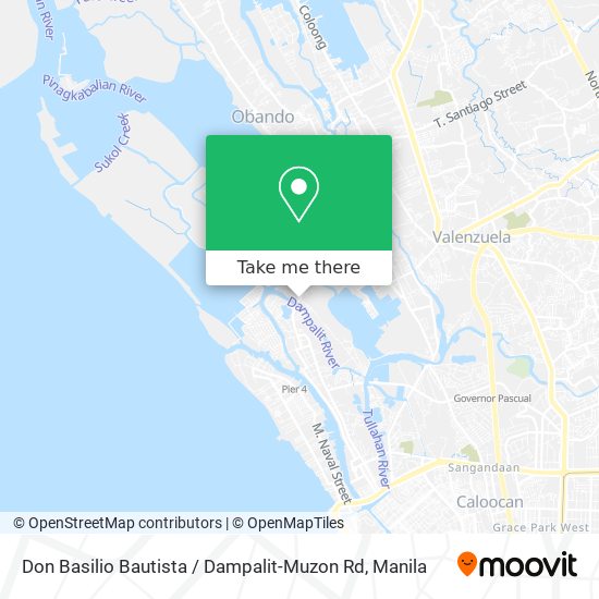 Don Basilio Bautista / Dampalit-Muzon Rd map