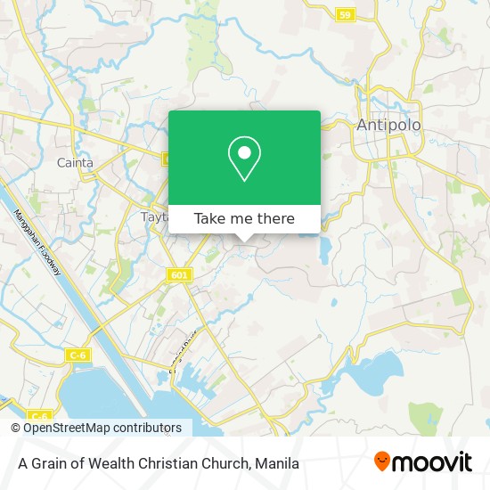 A Grain of Wealth Christian Church map