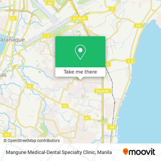 Mangune Medical-Dental Specialty Clinic map