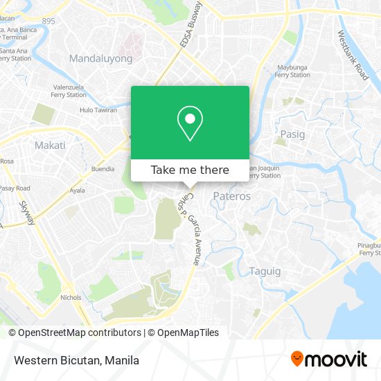 Western Bicutan map