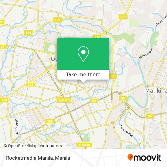 Rocketmedia Manila map