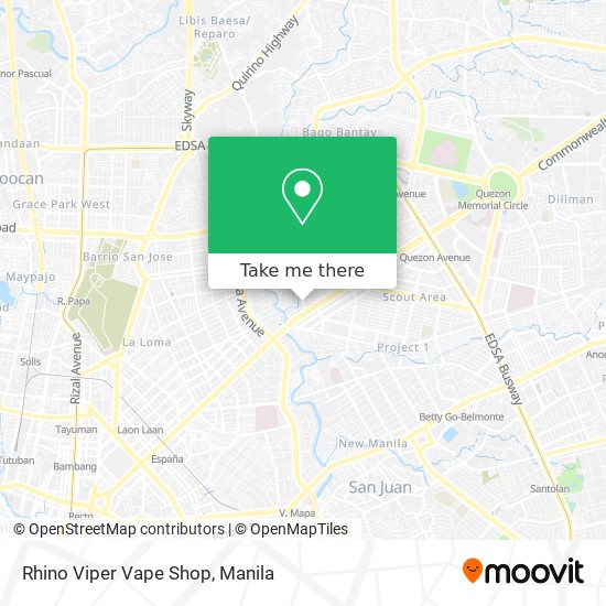 Rhino Viper Vape Shop map