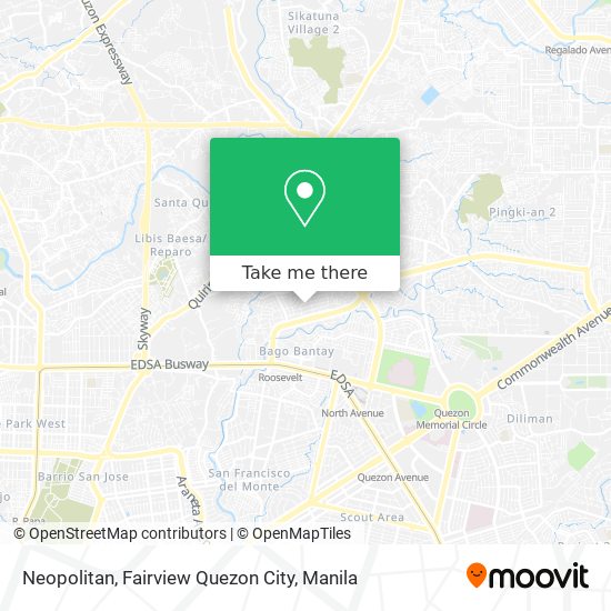 Neopolitan, Fairview Quezon City map