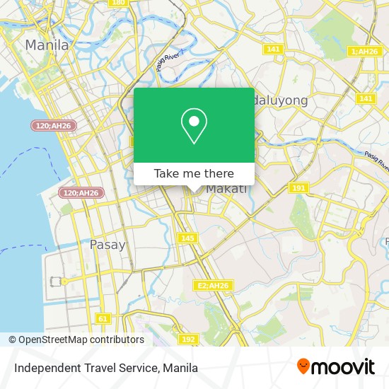 Independent Travel Service map