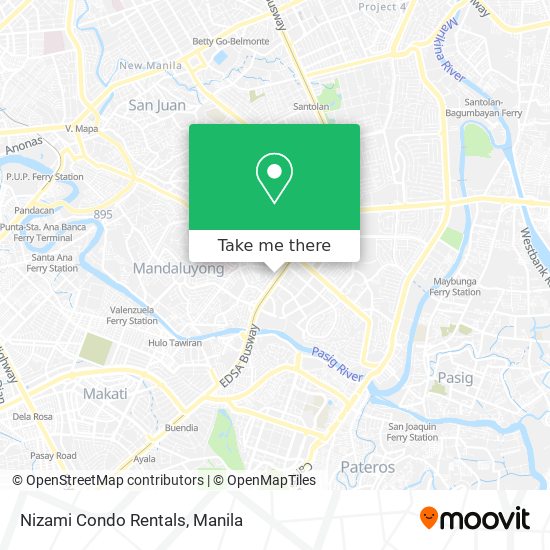 Nizami Condo Rentals map