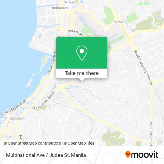Multinational Ave / Judea St map