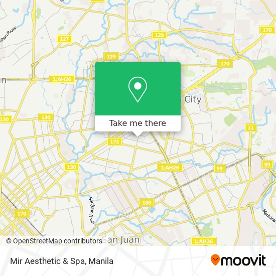 Mir Aesthetic & Spa map