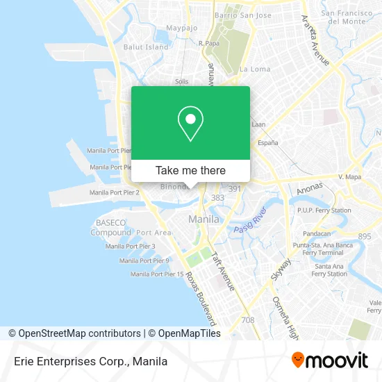Erie Enterprises Corp. map