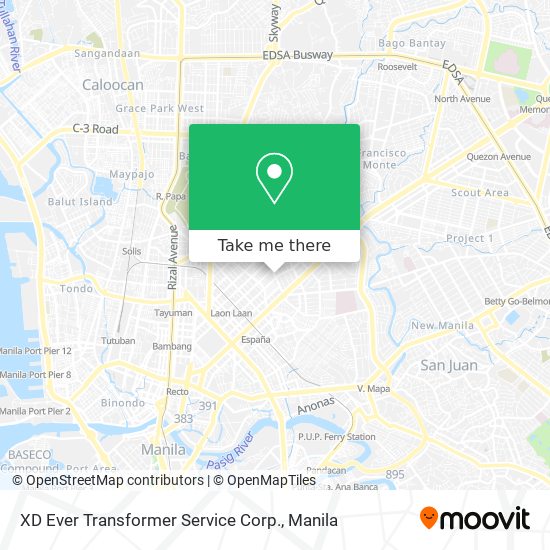 XD Ever Transformer Service Corp. map