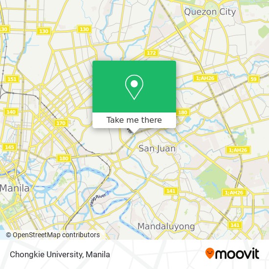 Chongkie University map
