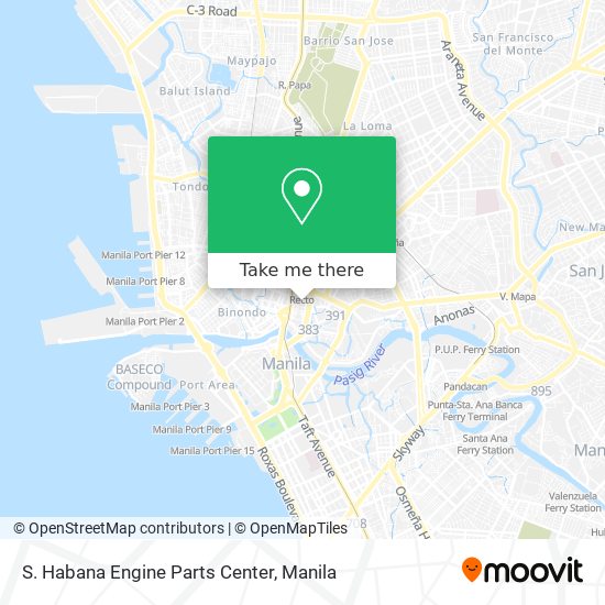 S. Habana Engine Parts Center map