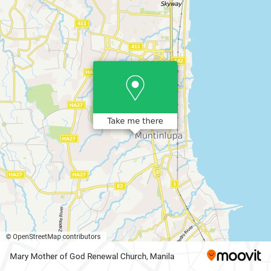 Mary Mother of God Renewal Church map