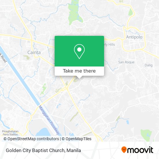 Golden City Baptist Church map