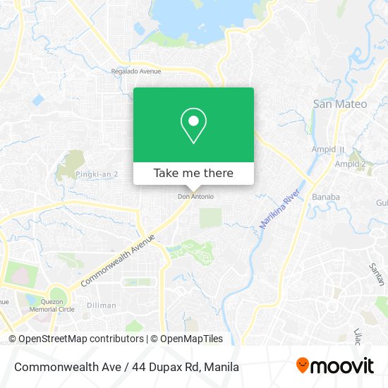 Commonwealth Ave / 44 Dupax Rd map